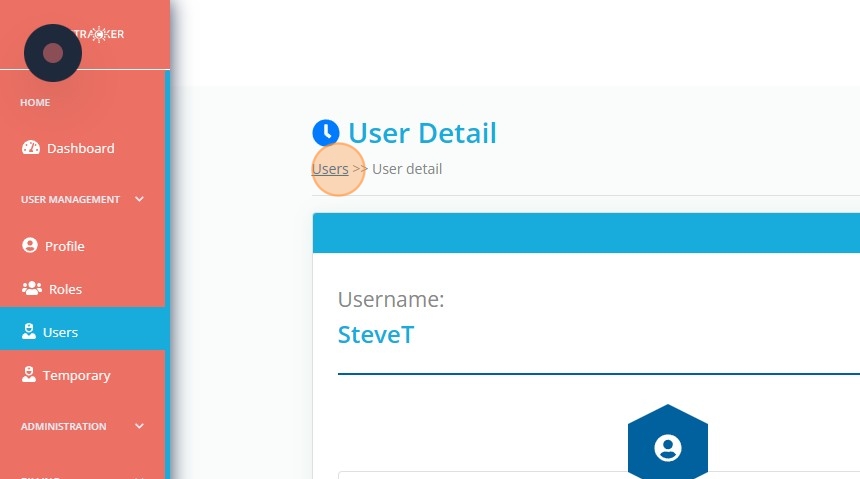 Viewing User Details