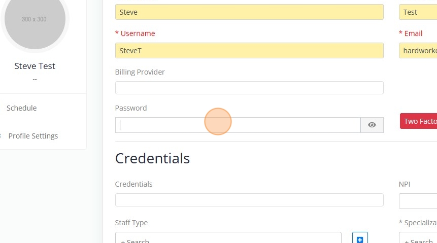 Updating User Information