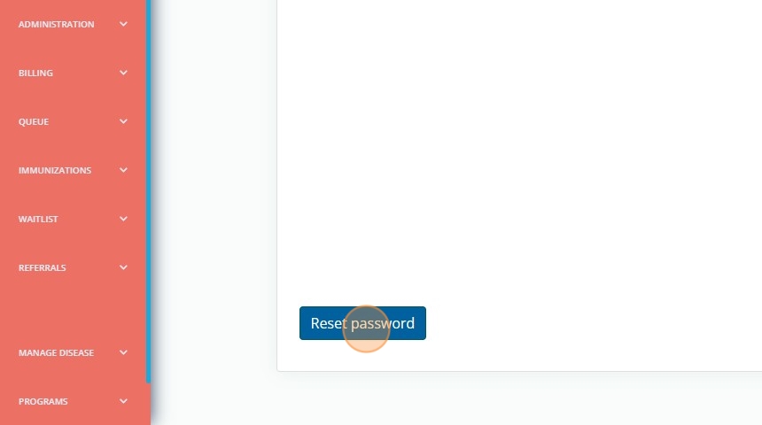 Resetting User Passwords